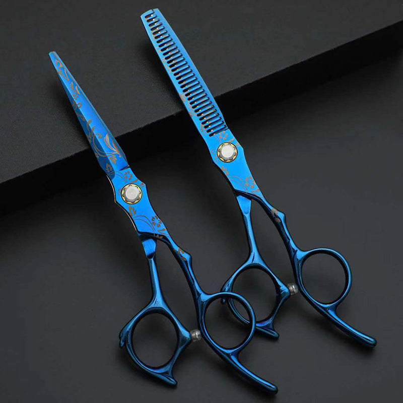 High-End 6-Inch Colorful Hair Cutting Scissors