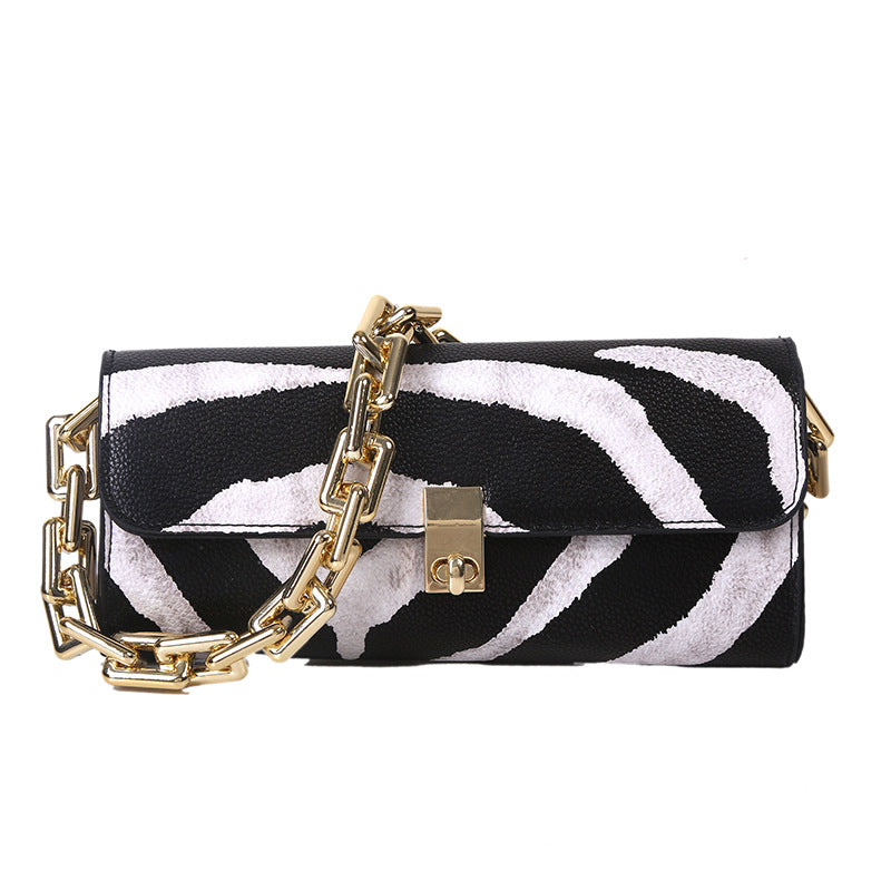 Trendy Women's Autumn Colorful Chain Shoulder Bag