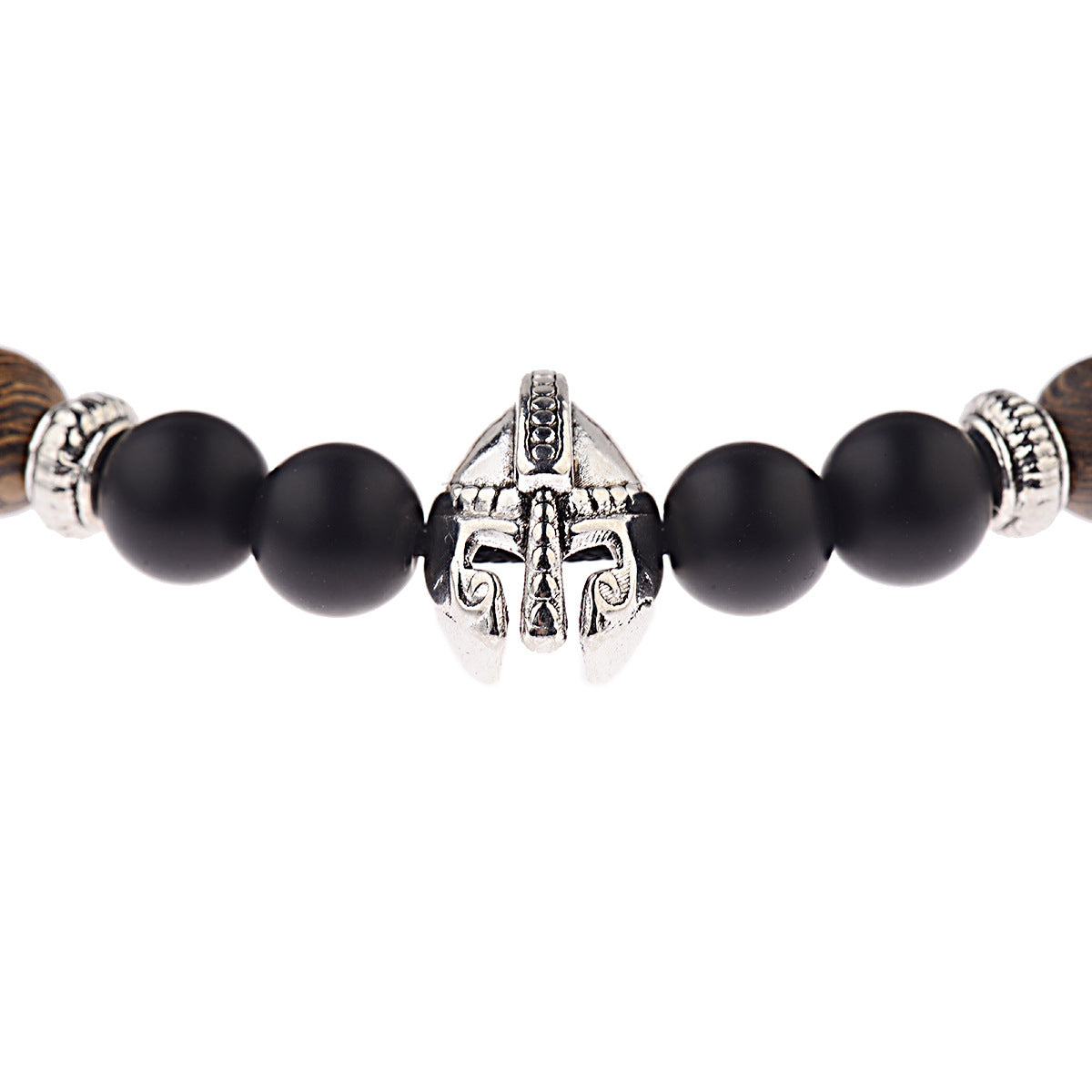 8mm Rainbow Chicken Wing Wood Chakra Bracelet