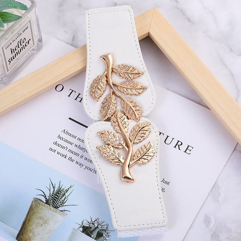 Women's Elastic Thin Waist Belt for All Seasons