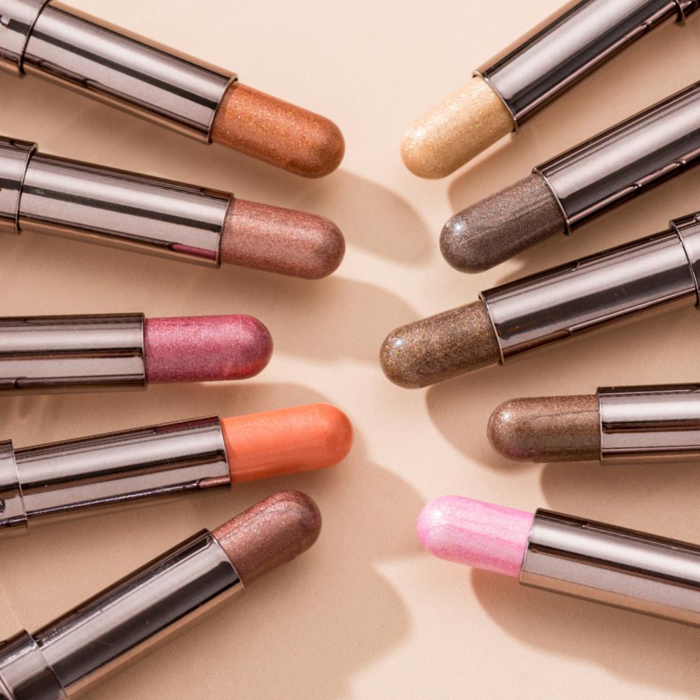 10 Color Double Ended Eyeshadow Stick with Brush