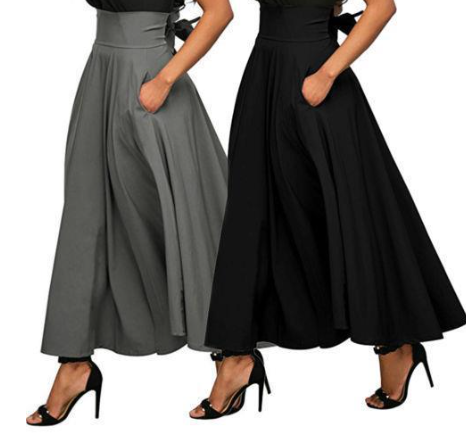 WOLFF Modern Skirt with Multi-Color Flare Design