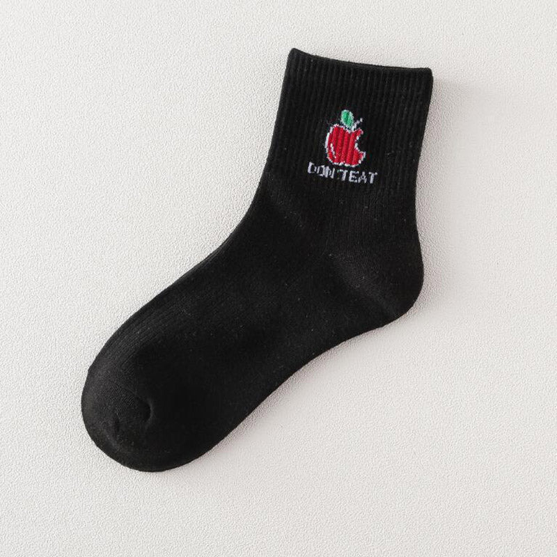 Mid-Calf Socks in Candy Colors - Preppy Style