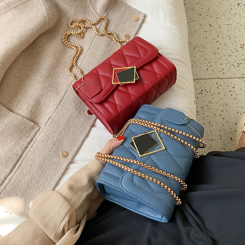 Fashionable Women's Quilted Chain Shoulder Bag 2020