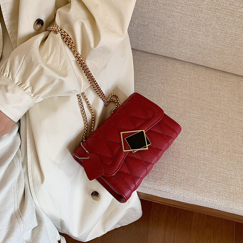 Fashionable Women's Quilted Chain Shoulder Bag 2020