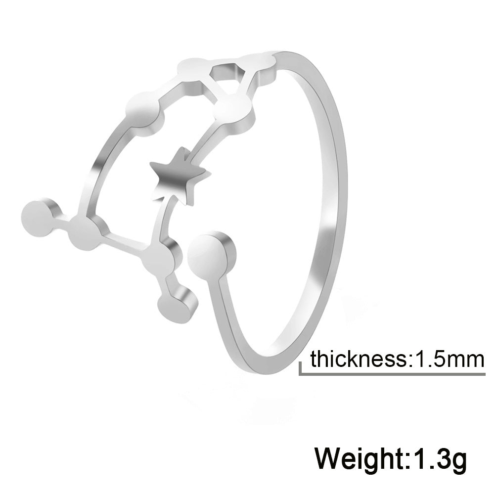 Personalized Stainless Steel Universal Fashion Ring
