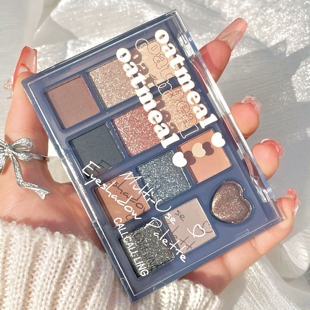 12-Color Matte and Shiny Eyeshadow Palette