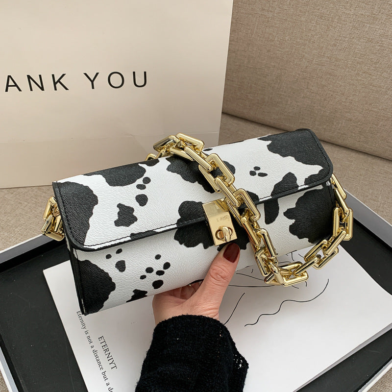 Trendy Women's Autumn Colorful Chain Shoulder Bag