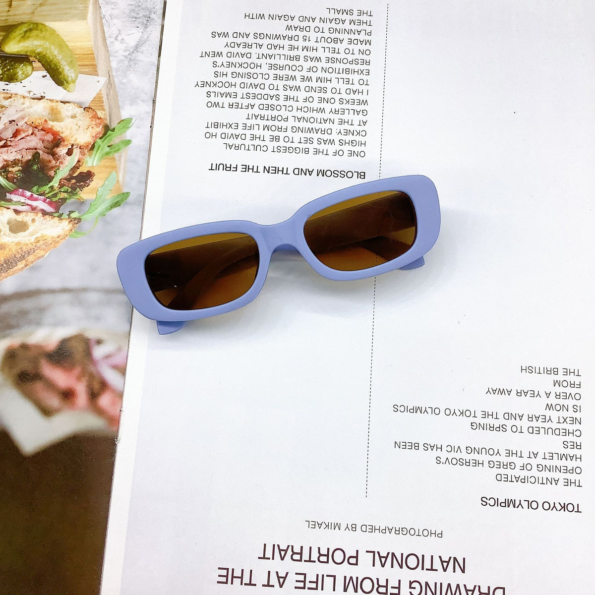 Children's Square Frame Sunglasses with UV Protection