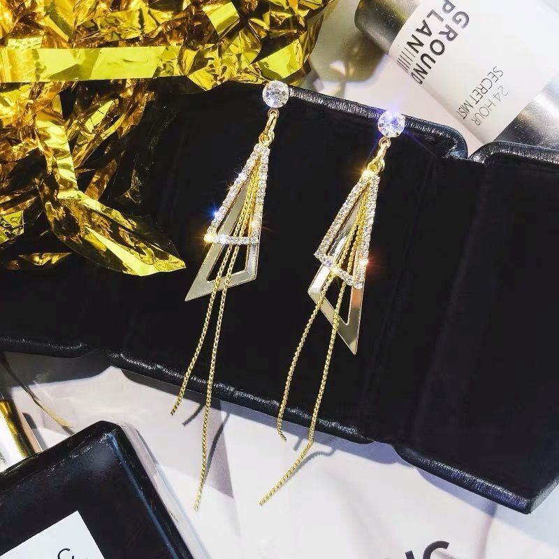 925 Silver Geometric Pearl Earrings for Women