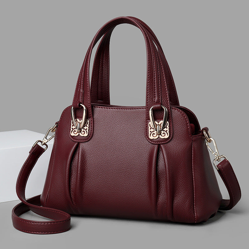 Women's Casual Soft Leather Tote Bag