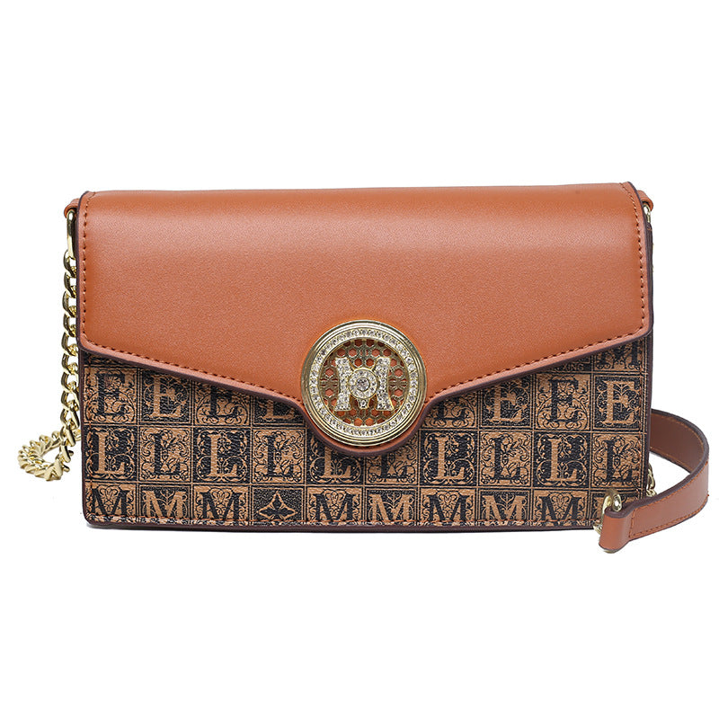 Korean Fashion One-Shoulder Diagonal Chain Bag