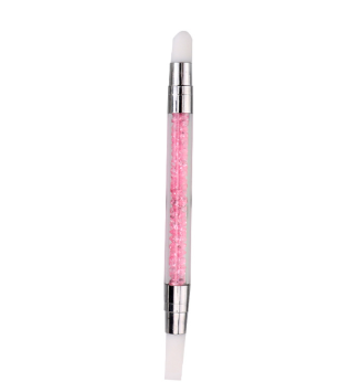 Gel Liner Polish Brush Set with Diamond Silicone Pen