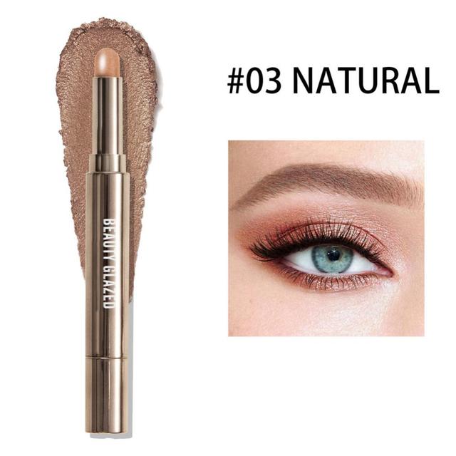 10 Color Double Ended Eyeshadow Stick with Brush