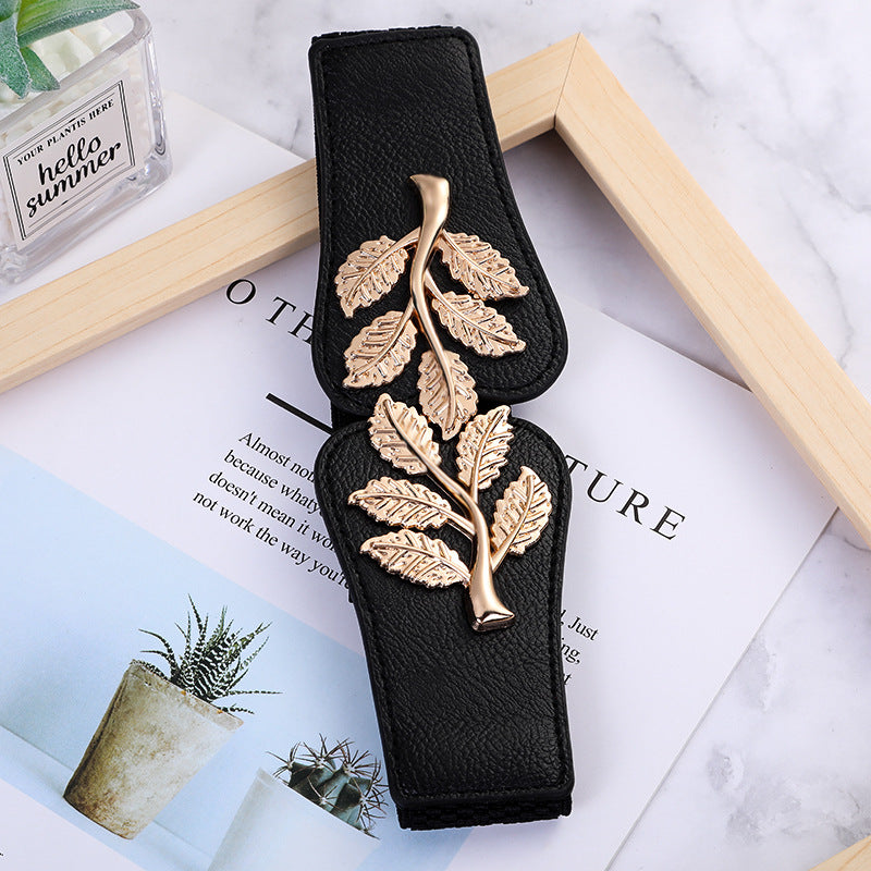 Women's Elastic Thin Waist Belt for All Seasons