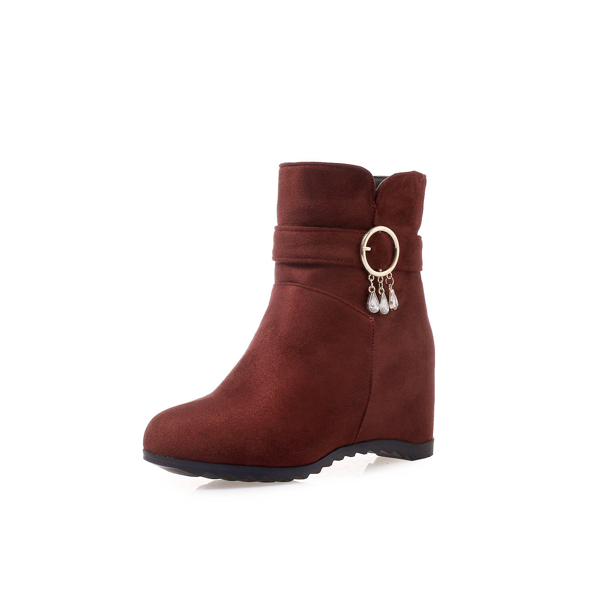 Trendy Winter Short Ankle Boots with Tassels for Women