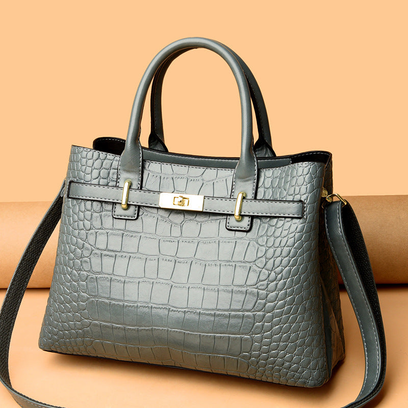 2023 New Women's Shoulder Bag with Stone Pattern