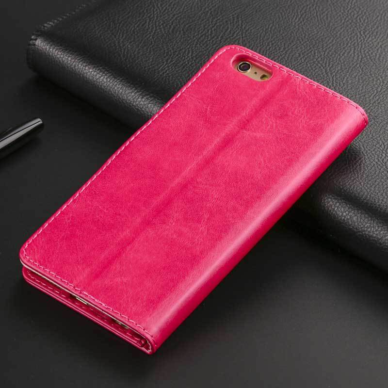 Vintage Leather Flip Wallet Case for iPhone 6/6s/6 Plus