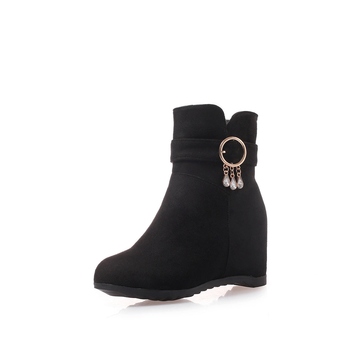 Trendy Winter Short Ankle Boots with Tassels for Women