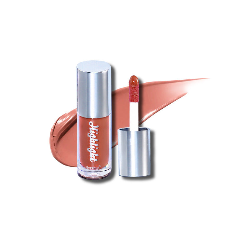 High Gloss Nude Lip Gloss with Mirror Finish