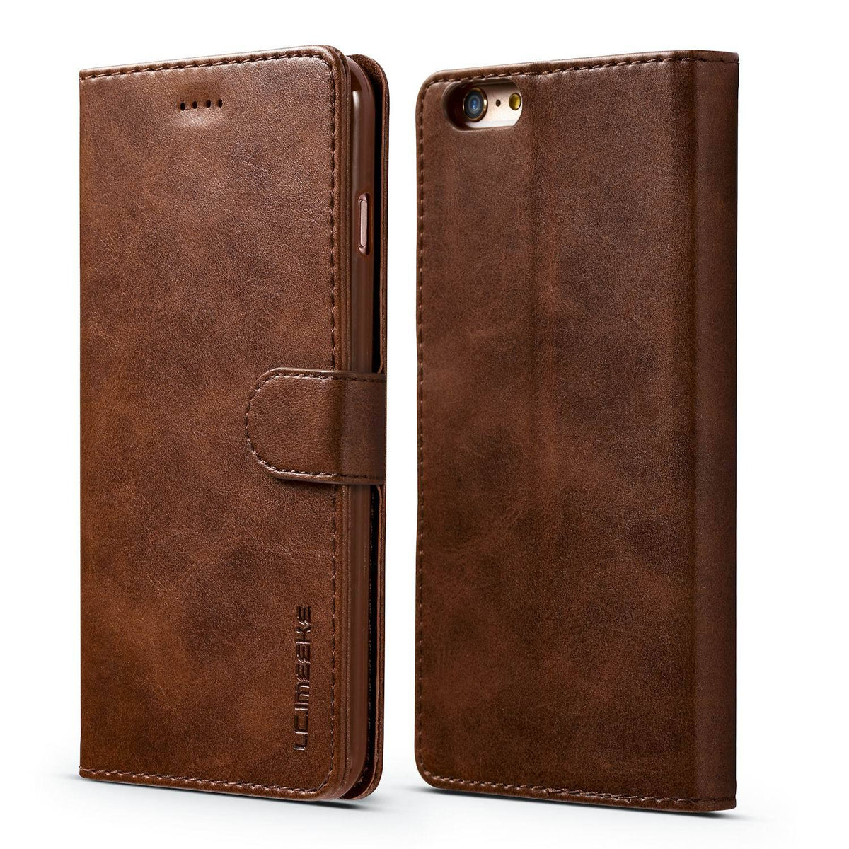 Vintage Leather Flip Wallet Case for iPhone 6/6s/6 Plus