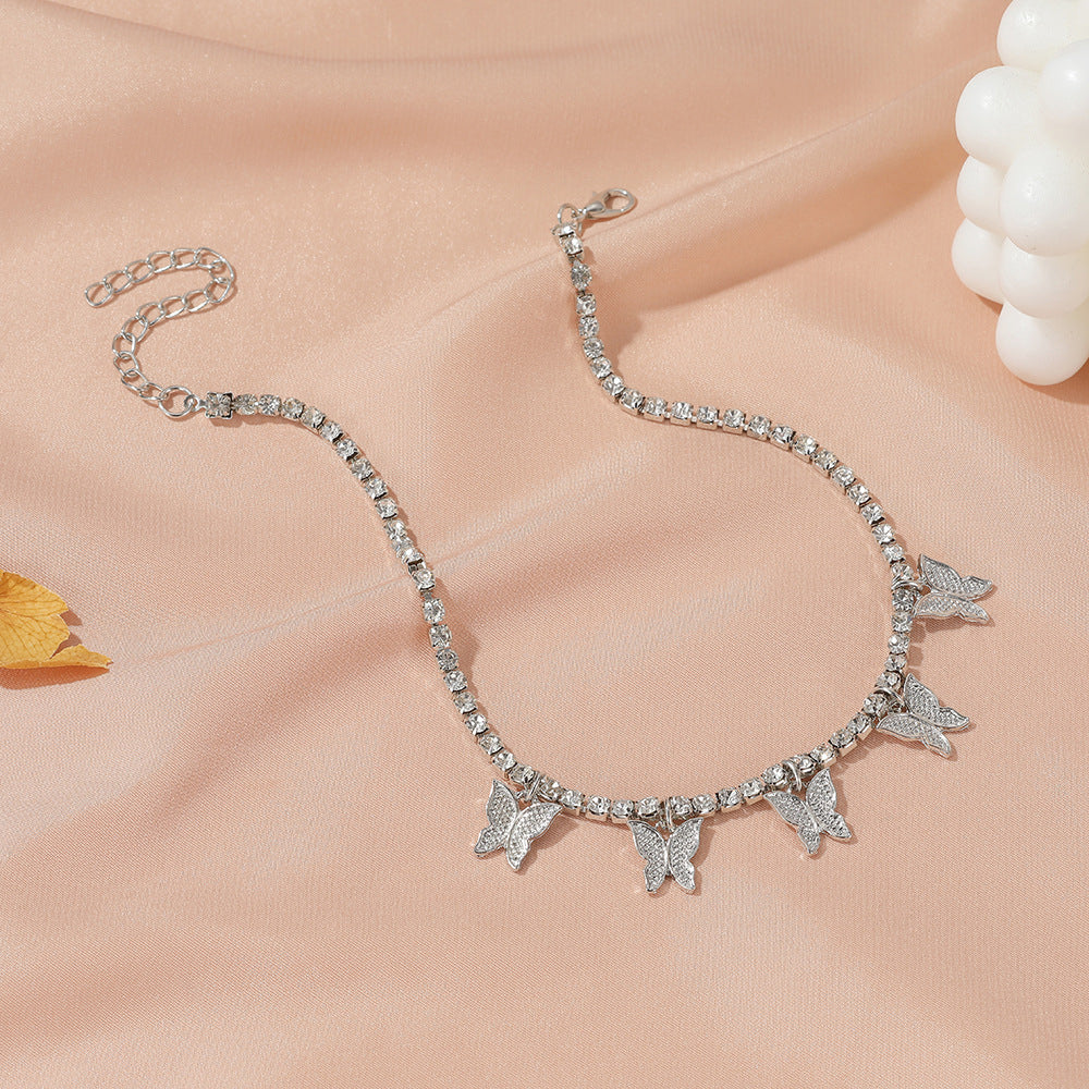 Small Butterfly Tassel Foot Decoration - Beach Jewelry