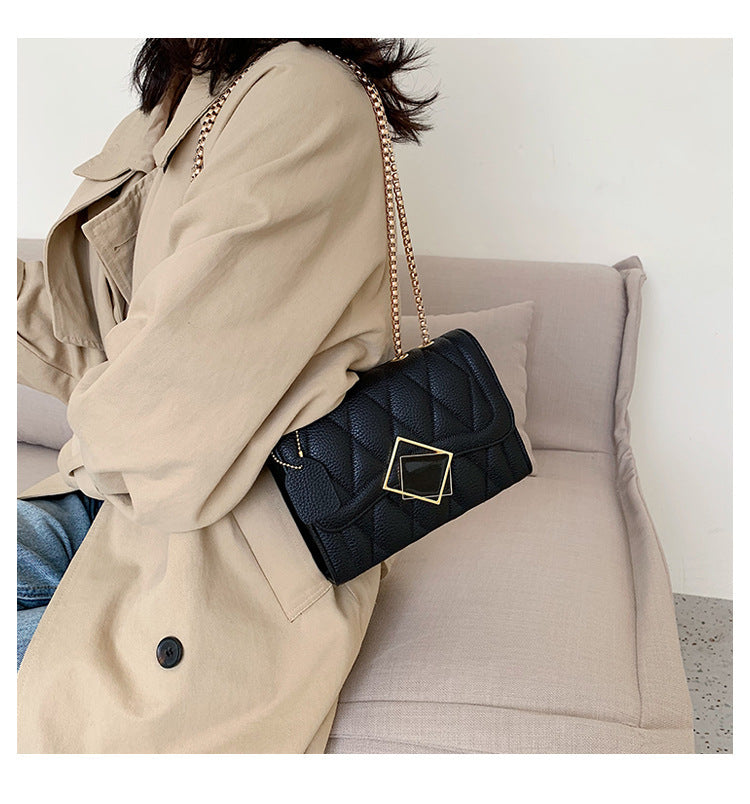Fashionable Women's Quilted Chain Shoulder Bag 2020