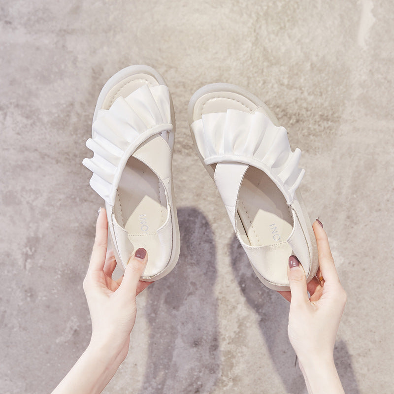 Summer Fairy Style Flat Shoes for Pregnant Women