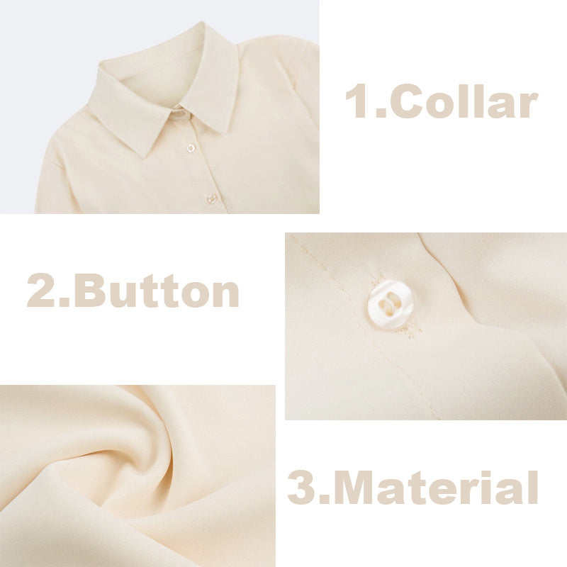Breathable Chiffon Loose Fashion Shirt for Women