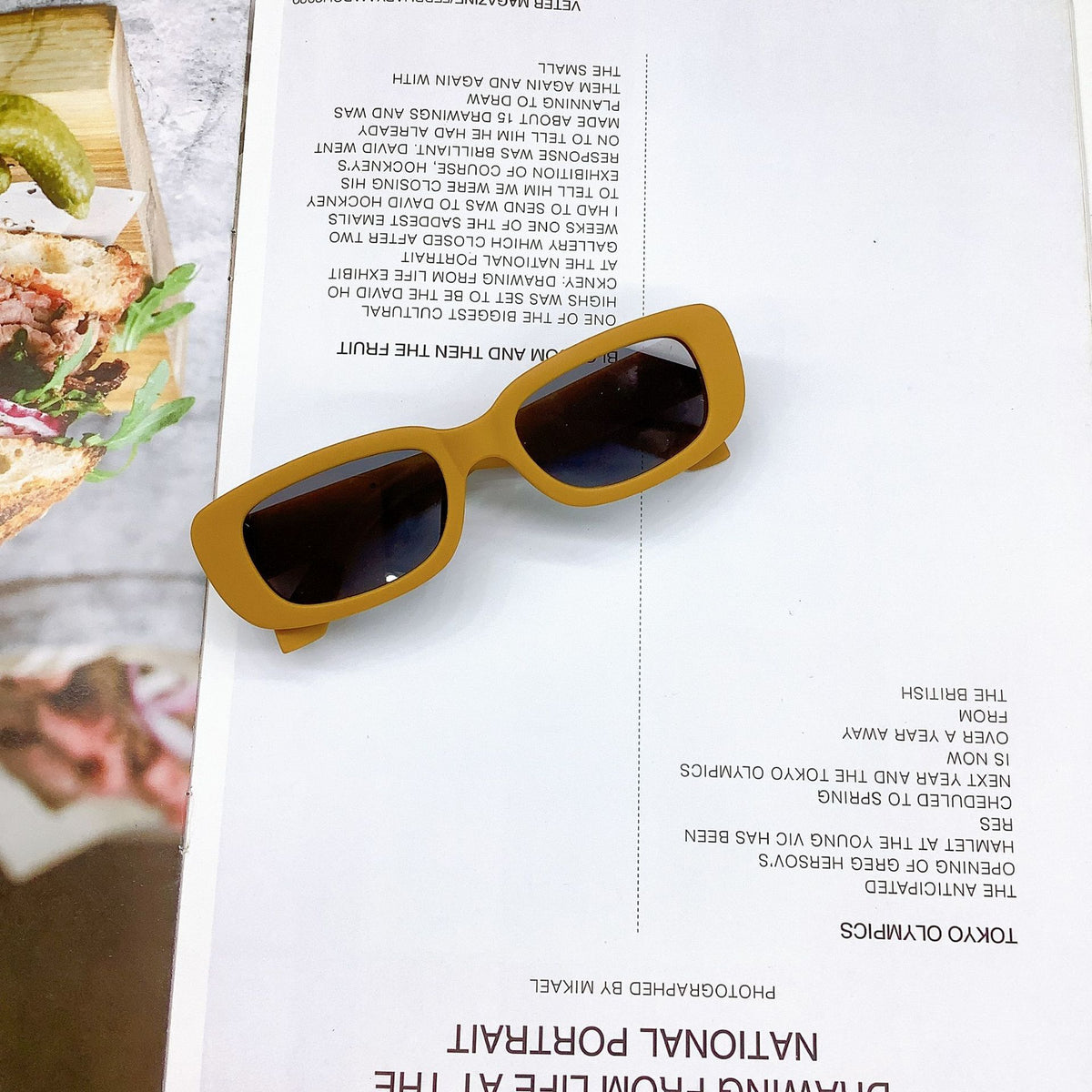 Children's Square Frame Sunglasses with UV Protection