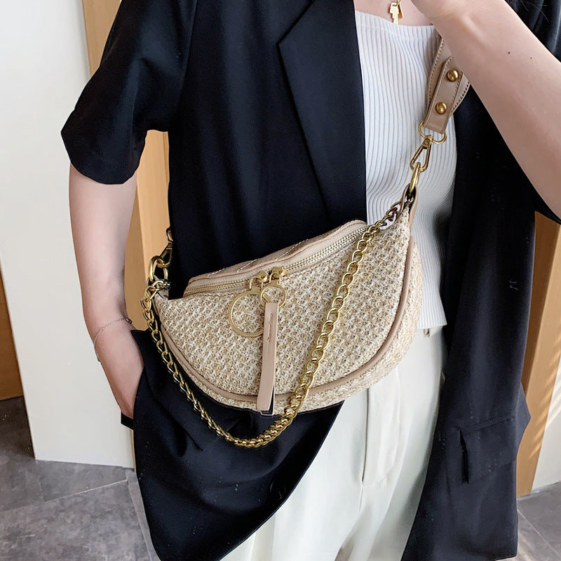 Summer Woven Crossbody Bag for Women - Trendy Style