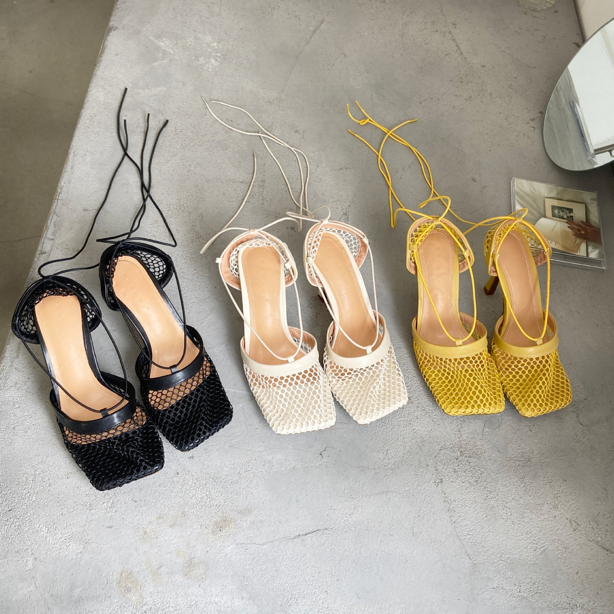 Euro-Fashion Breathable Mesh Celebrity Sandals
