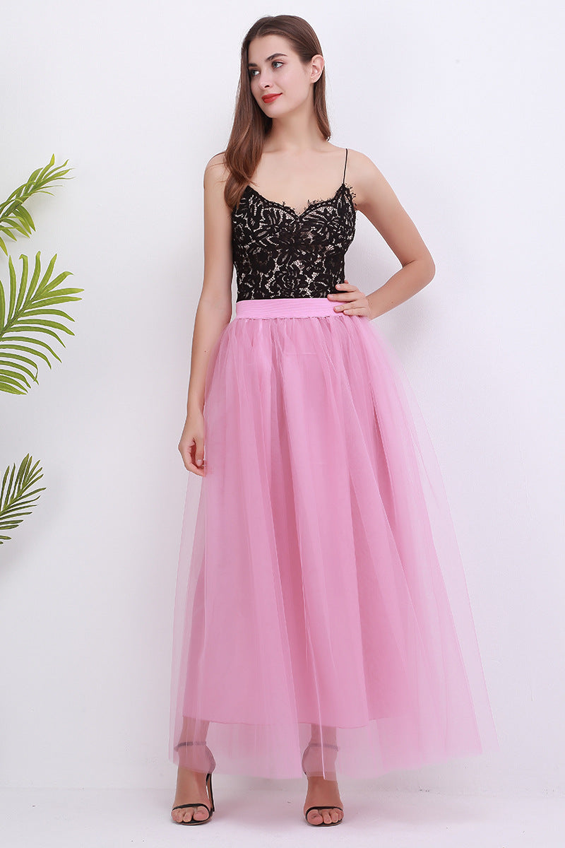 Women's 4-Layer 100 Mesh Mopping Skirt - Hot Style