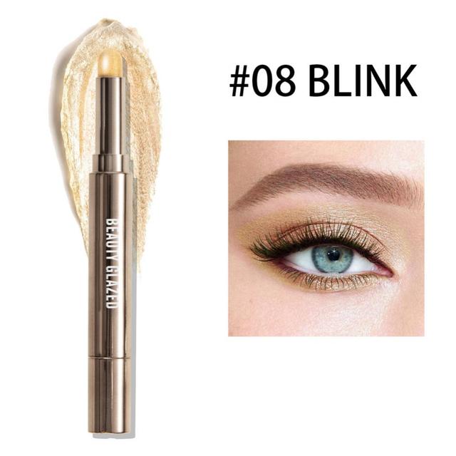 10 Color Double Ended Eyeshadow Stick with Brush