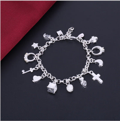 Cross and Moon Bracelet for Parties and Everyday Wear