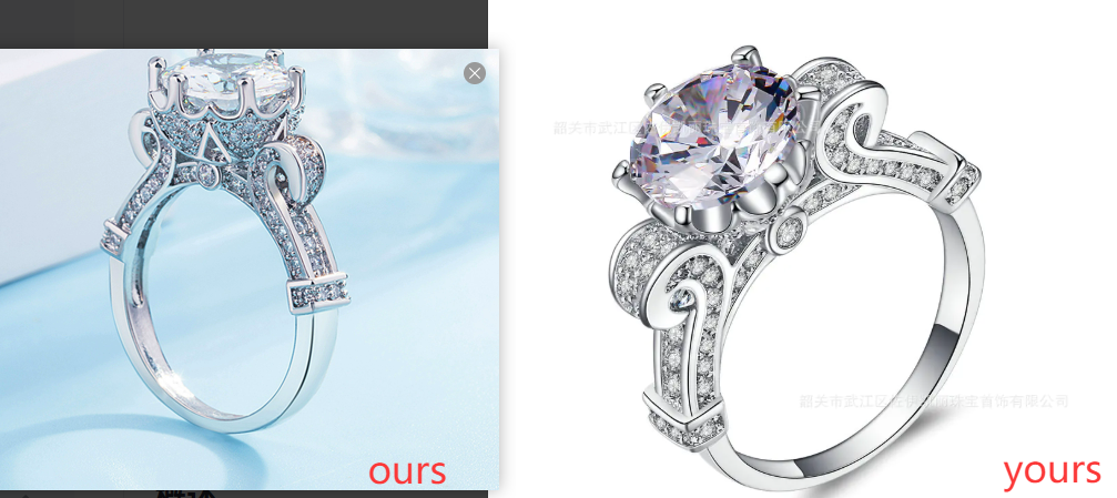 Fashionable Luxury Women's Ring with AAA Zirconia