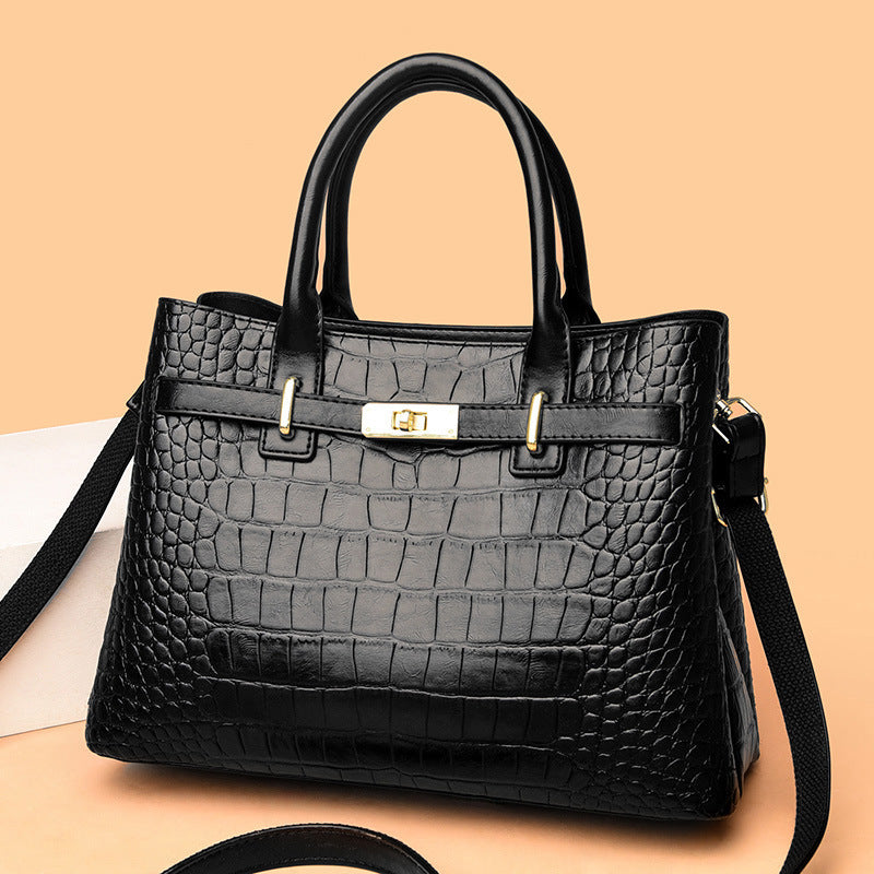 2023 New Women's Shoulder Bag with Stone Pattern