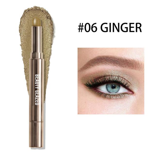 10 Color Double Ended Eyeshadow Stick with Brush