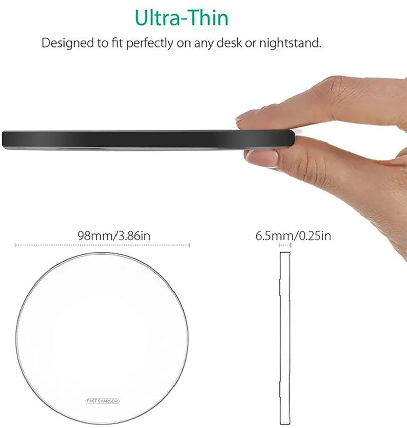 100W Wireless Charger Stand for iPhone and Samsung