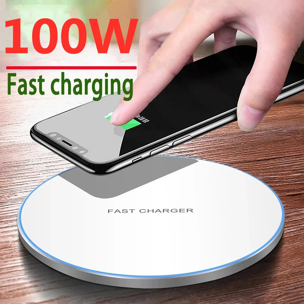 100W Wireless Charger Stand for iPhone and Samsung