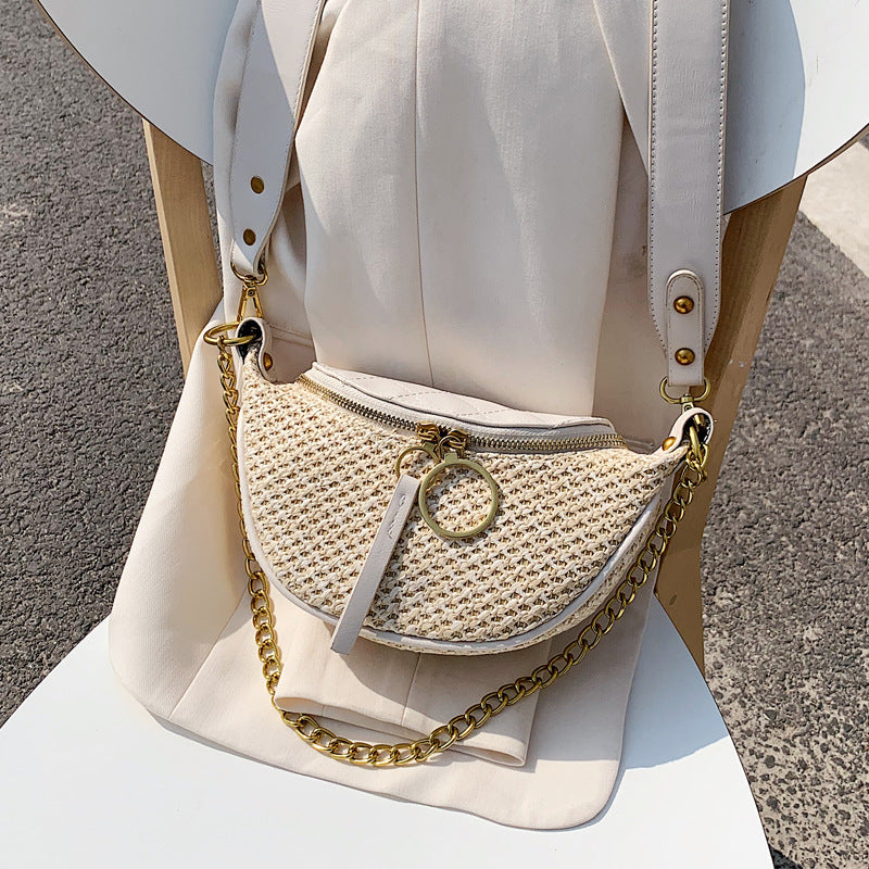 Summer Woven Crossbody Bag for Women - Trendy Style