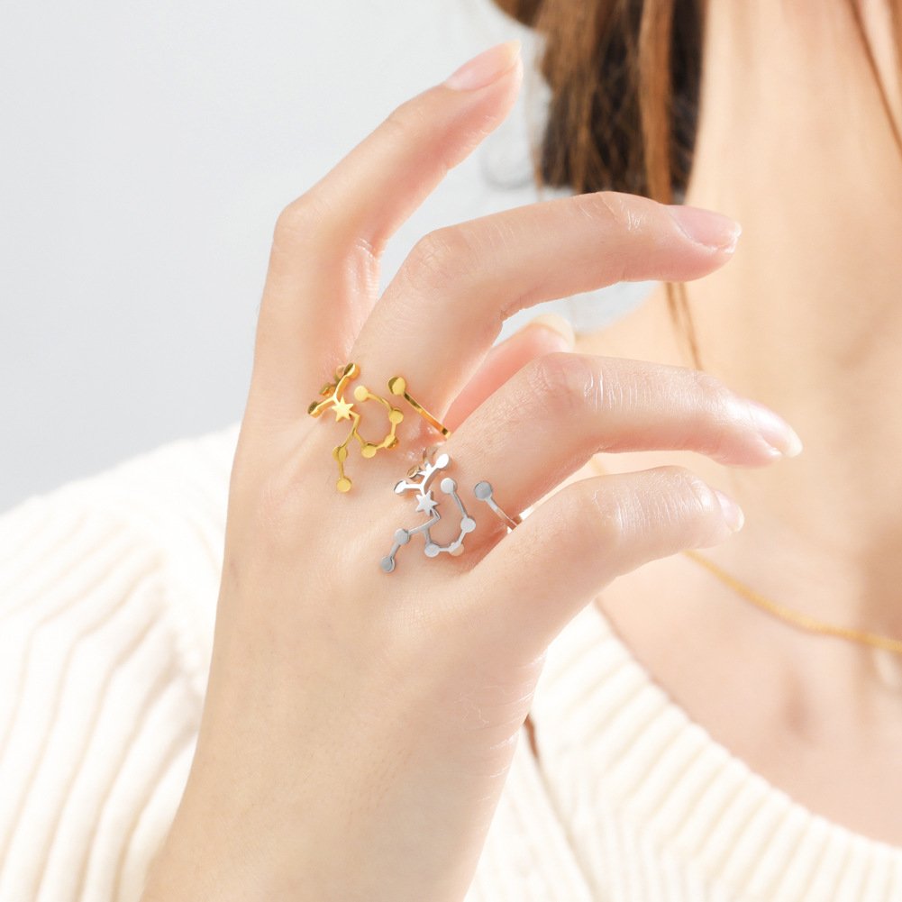 Personalized Stainless Steel Universal Fashion Ring