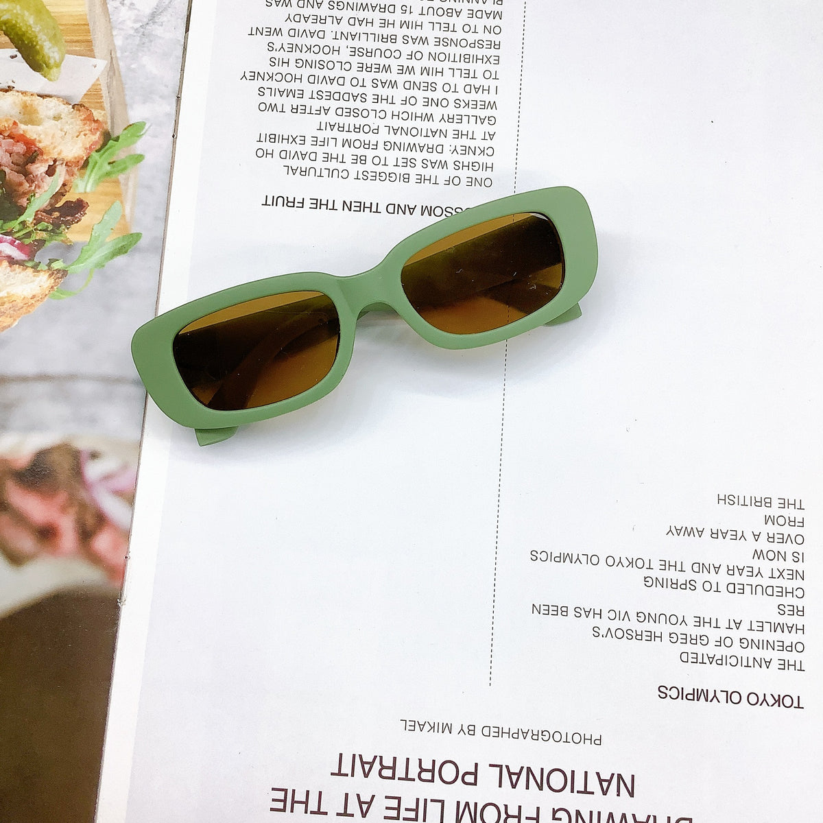 Children's Square Frame Sunglasses with UV Protection