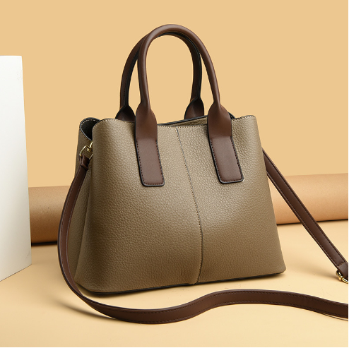 Luxurious Genuine Leather Women's Crossbody Bag (One Piece)