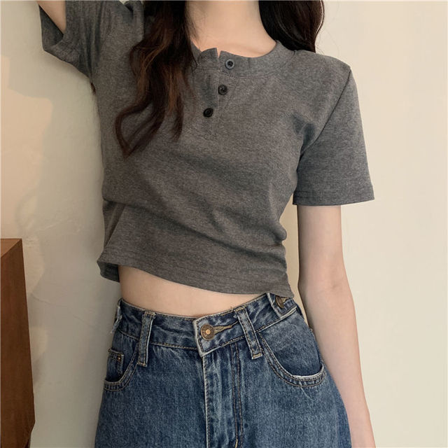 Women's Slim Fit Casual White Cardigan T-Shirt