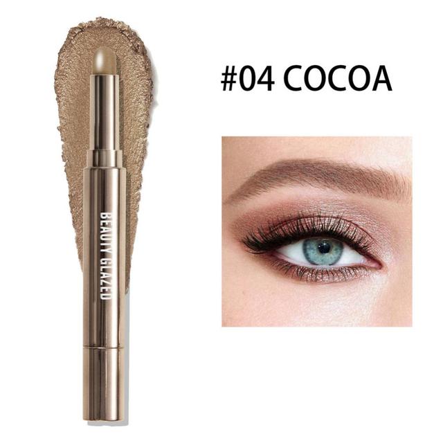 10 Color Double Ended Eyeshadow Stick with Brush