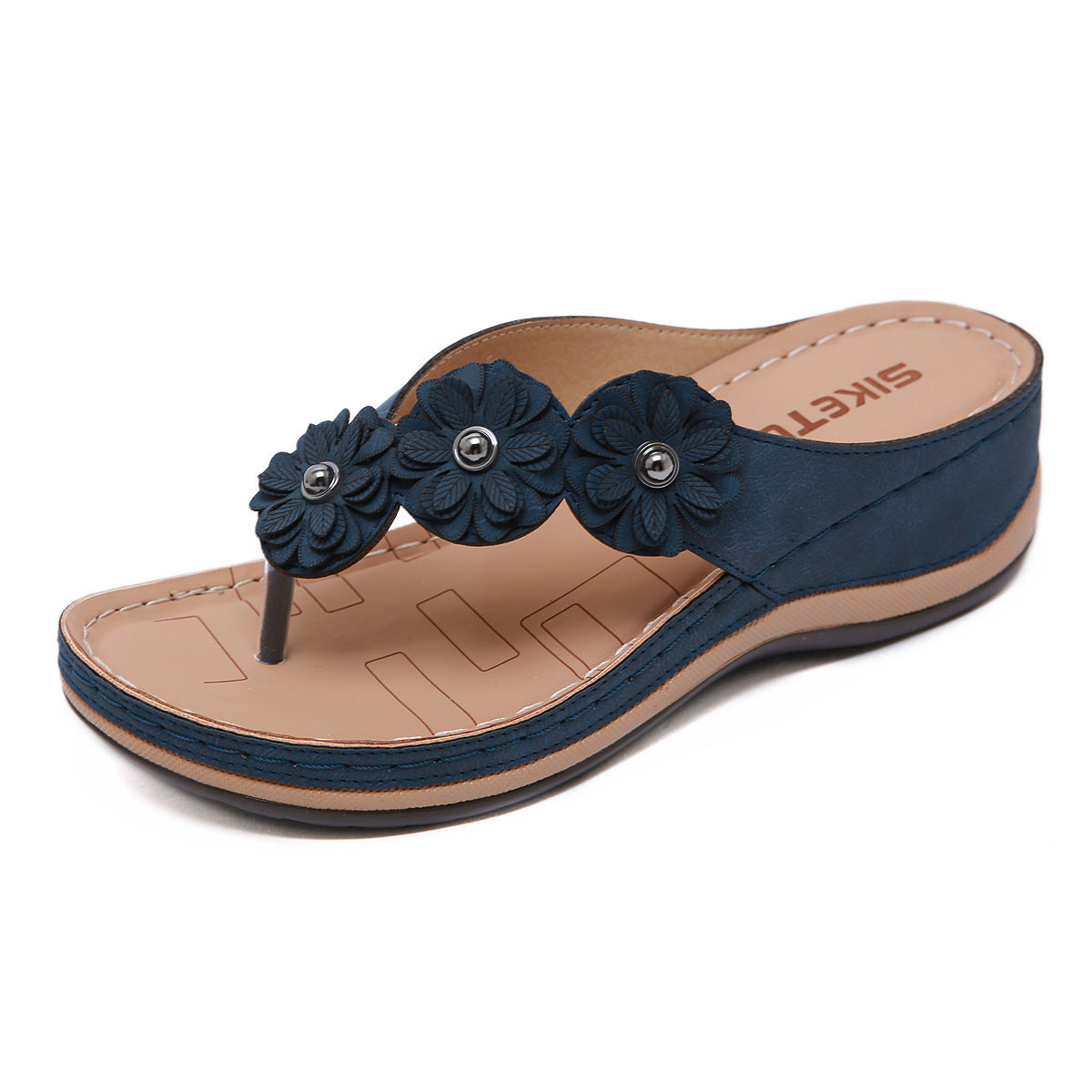Retro Style Wedge Sandals for Women - Summer Beach Shoes