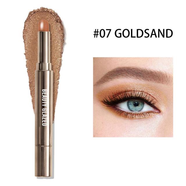 10 Color Double Ended Eyeshadow Stick with Brush