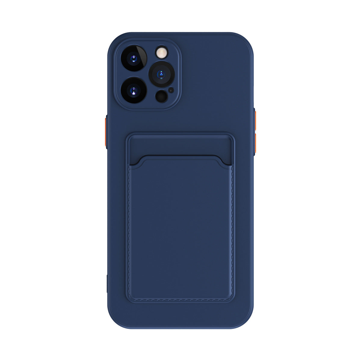 Simple Solid Color Liquid Silicone Phone Case