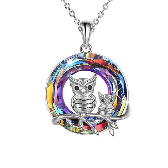 Women's Metal Tree of Life Round Pendant Necklace